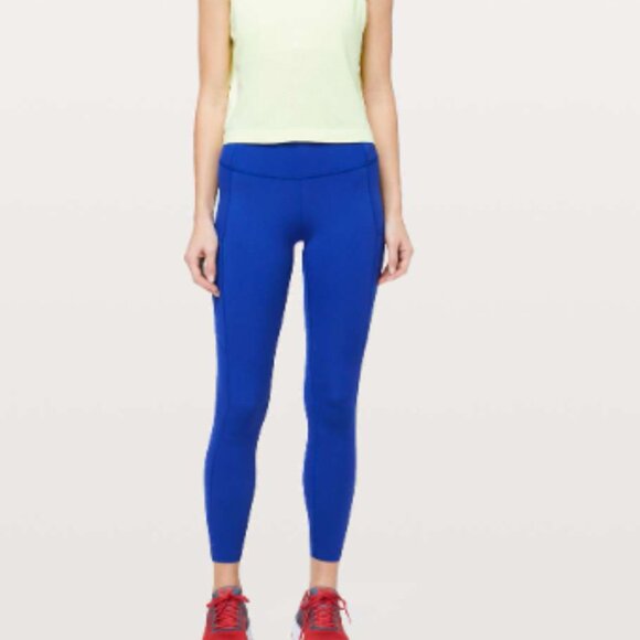 Lululemon Fast & Free 7/8 Tight II *Non-Reflective Nulux 25" - Picture 1 of 4